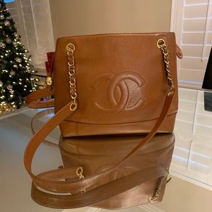 Chanel purse 100% authentic! - Camel Brown